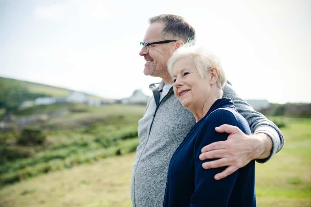 An older couple enjoying their retirement.