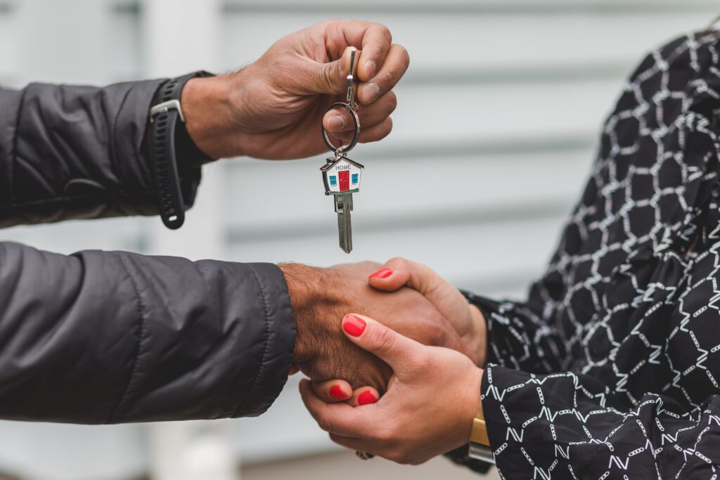 Handing client keys to new home